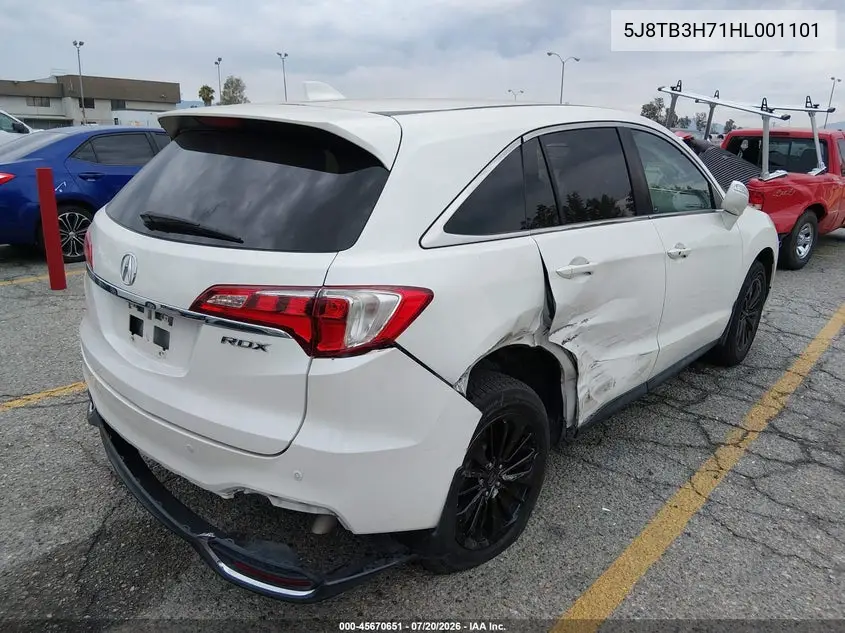 2017 Acura Rdx Advance Package VIN: 5J8TB3H71HL001101 Lot: 45670651