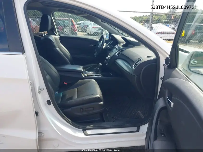 2018 Acura Rdx Technology Acurawatch Plus Packages/Technology Package VIN: 5J8TB4H52JL009721 Lot: 45444080