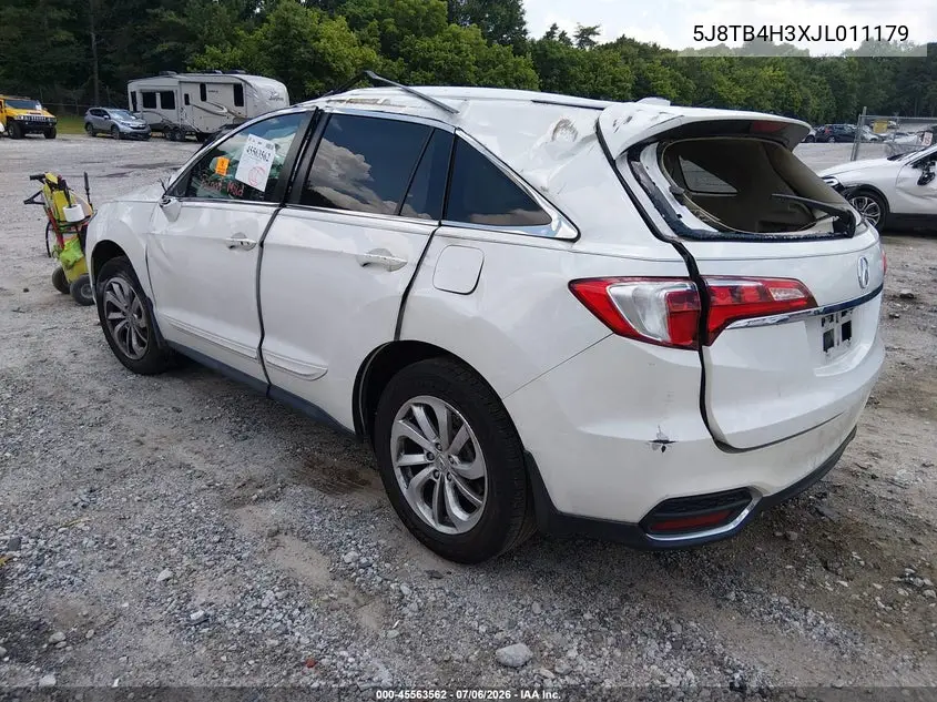 2018 Acura Rdx Acurawatch Plus Package VIN: 5J8TB4H3XJL011179 Lot: 45563562