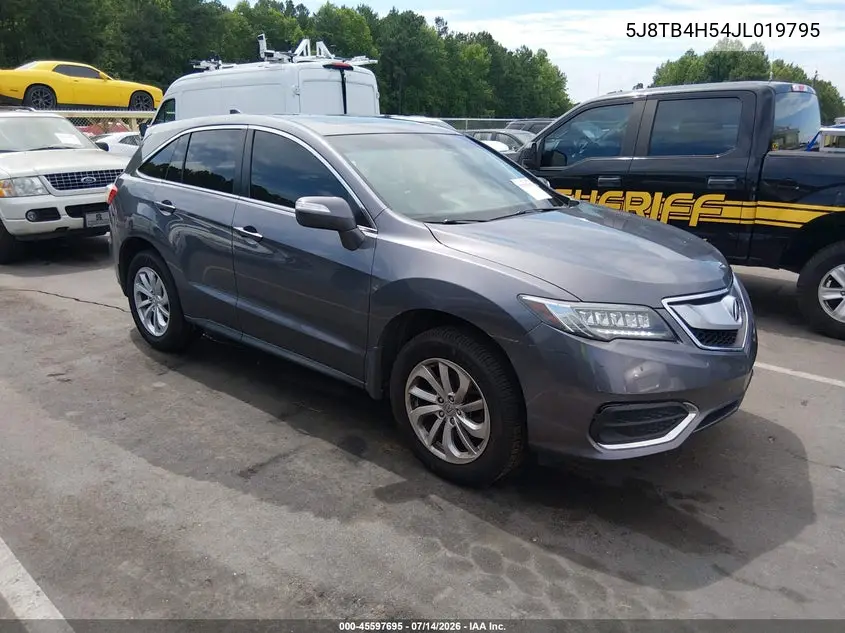 2018 Acura Rdx Technology Acurawatch Plus Packages/Technology Package VIN: 5J8TB4H54JL019795 Lot: 45597695