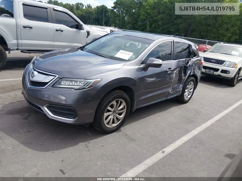 2018 Acura Rdx Technology Acurawatch Plus Packages/Technology Package VIN: 5J8TB4H54JL019795 Lot: 45597695