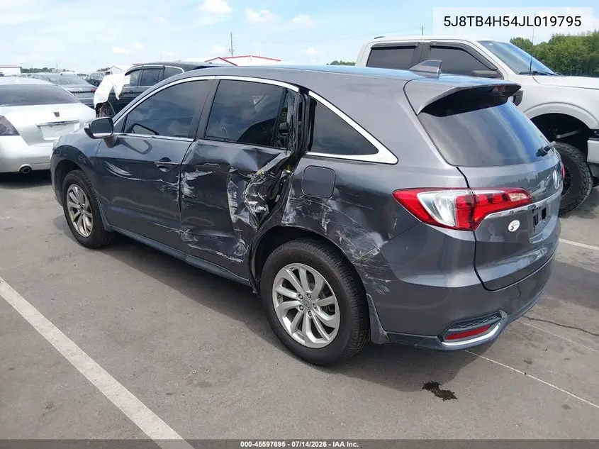 2018 Acura Rdx Technology Acurawatch Plus Packages/Technology Package VIN: 5J8TB4H54JL019795 Lot: 45597695