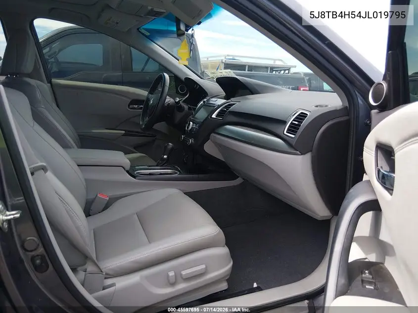 2018 Acura Rdx Technology Acurawatch Plus Packages/Technology Package VIN: 5J8TB4H54JL019795 Lot: 45597695