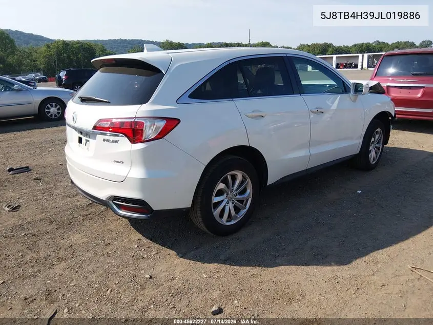 2018 Acura Rdx Acurawatch Plus Package VIN: 5J8TB4H39JL019886 Lot: 45622227