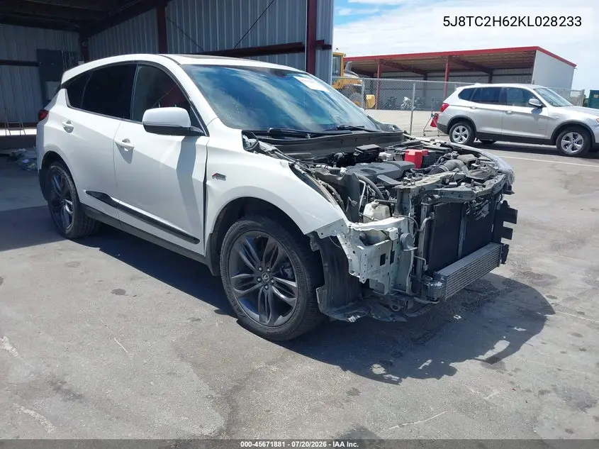 2019 Acura Rdx A-Spec Package VIN: 5J8TC2H62KL028233 Lot: 45671881