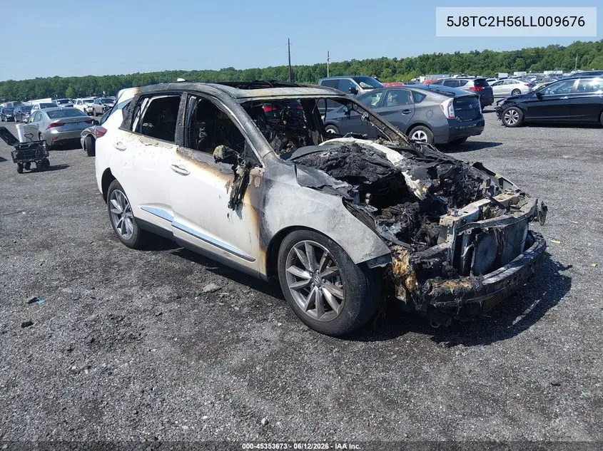 2020 Acura Rdx Technology Package VIN: 5J8TC2H56LL009676 Lot: 45353673