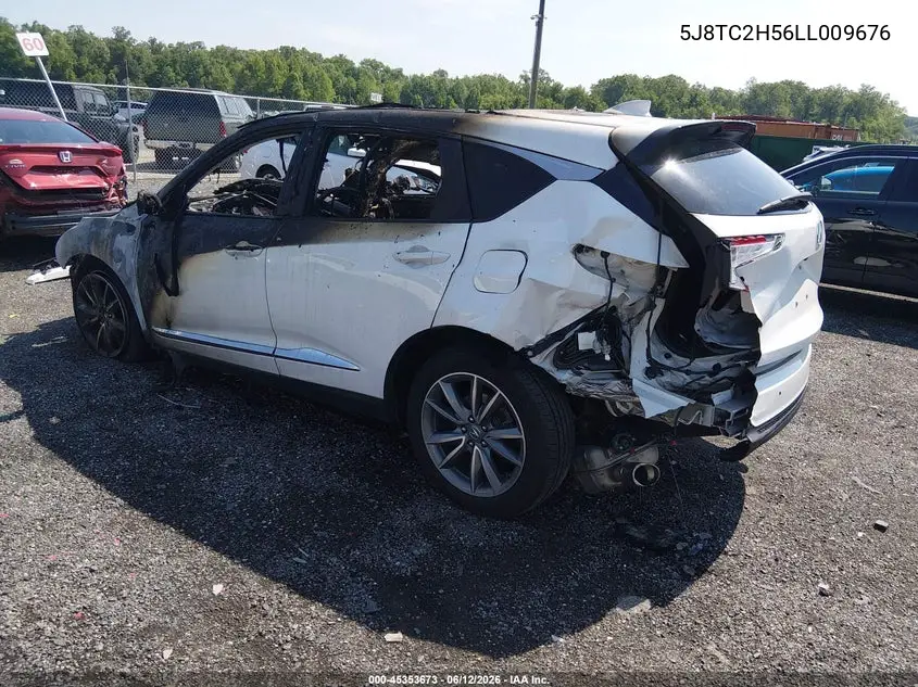 2020 Acura Rdx Technology Package VIN: 5J8TC2H56LL009676 Lot: 45353673