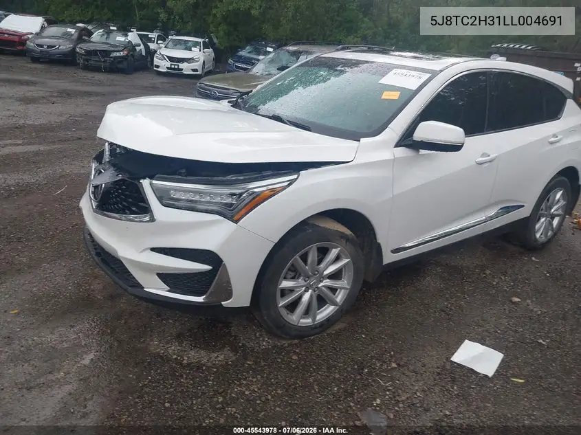 2020 Acura Rdx Standard VIN: 5J8TC2H31LL004691 Lot: 45543978