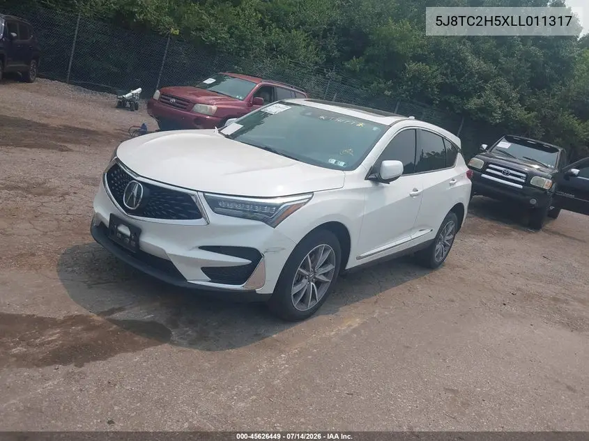 2020 Acura Rdx Technology Package VIN: 5J8TC2H5XLL011317 Lot: 45626449