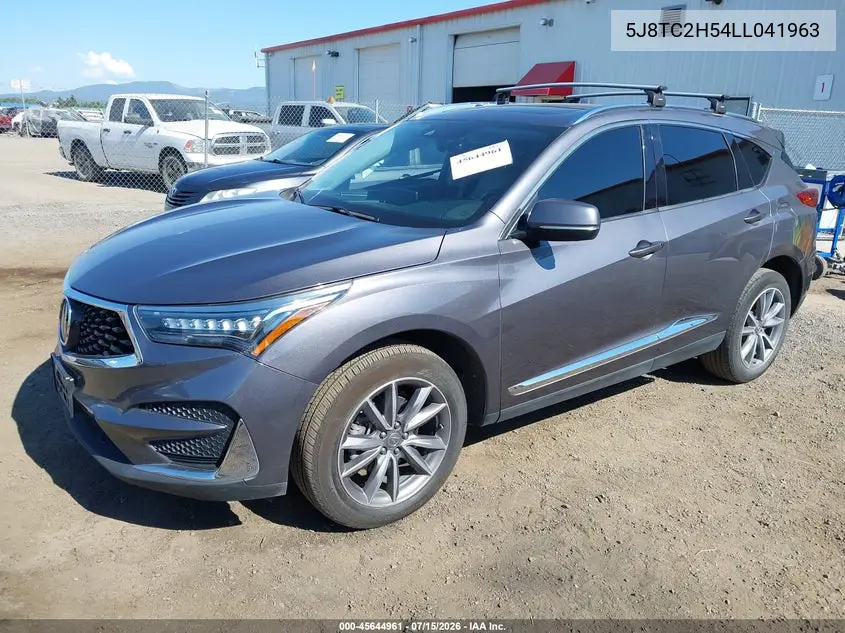 2020 Acura Rdx Technology Package VIN: 5J8TC2H54LL041963 Lot: 45644961