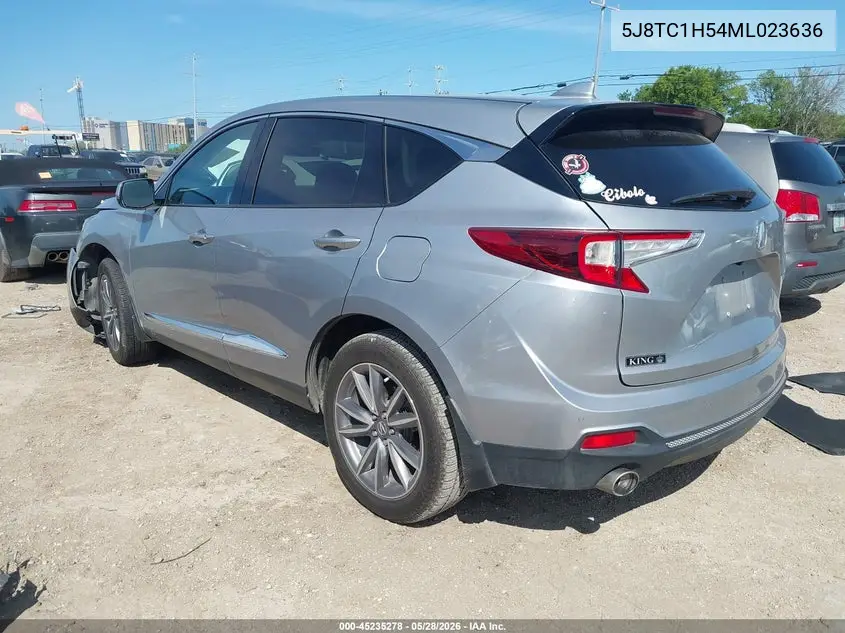 2021 Acura Rdx Technology Package VIN: 5J8TC1H54ML023636 Lot: 45235278