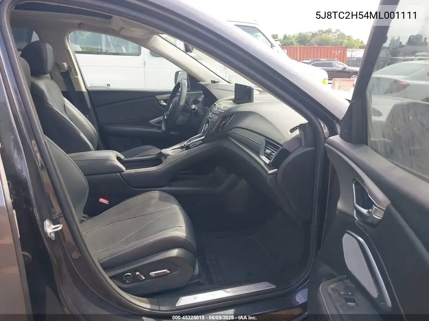 5J8TC2H54ML001111 2021 Acura Rdx Technology Package