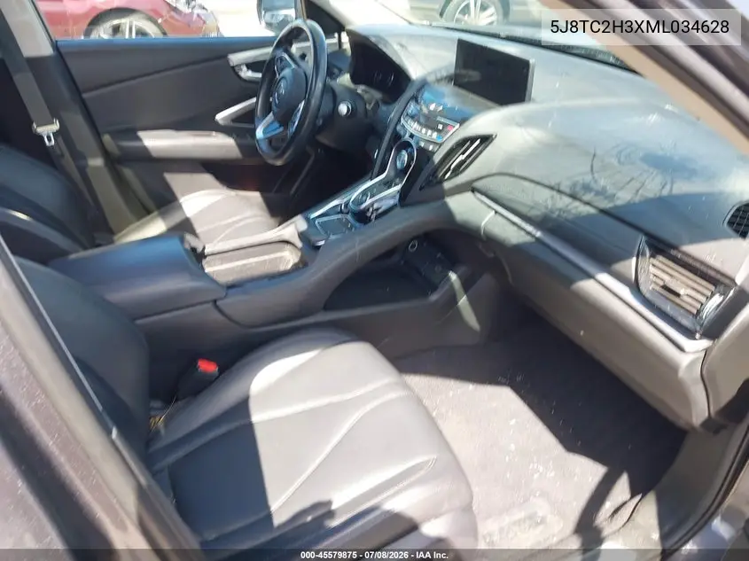 2021 Acura Rdx Standard VIN: 5J8TC2H3XML034628 Lot: 45579875