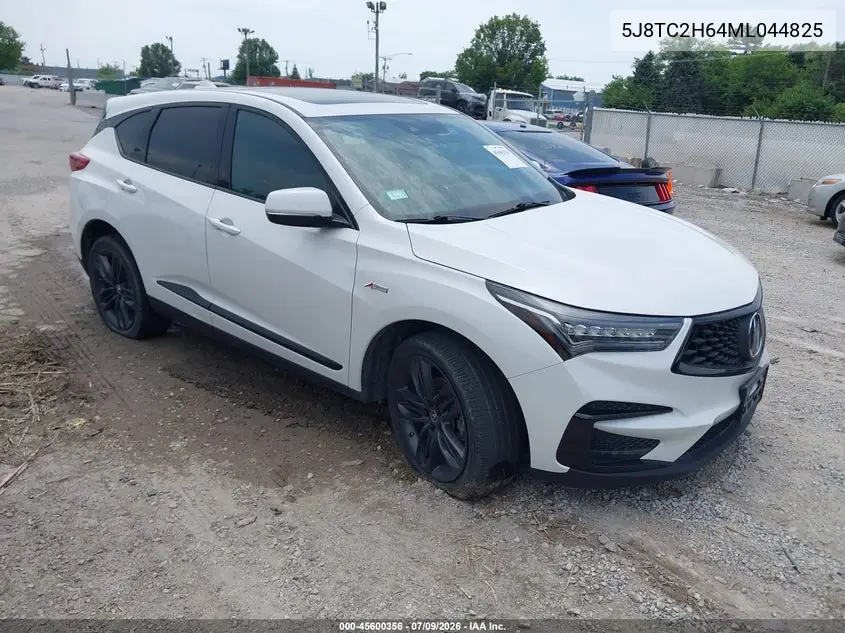 2021 Acura Rdx A-Spec Package VIN: 5J8TC2H64ML044825 Lot: 45600356