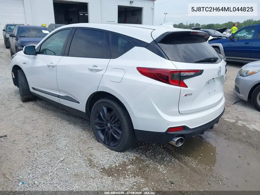 2021 Acura Rdx A-Spec Package VIN: 5J8TC2H64ML044825 Lot: 45600356