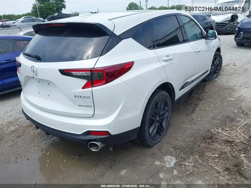 2021 Acura Rdx A-Spec Package VIN: 5J8TC2H64ML044825 Lot: 45600356