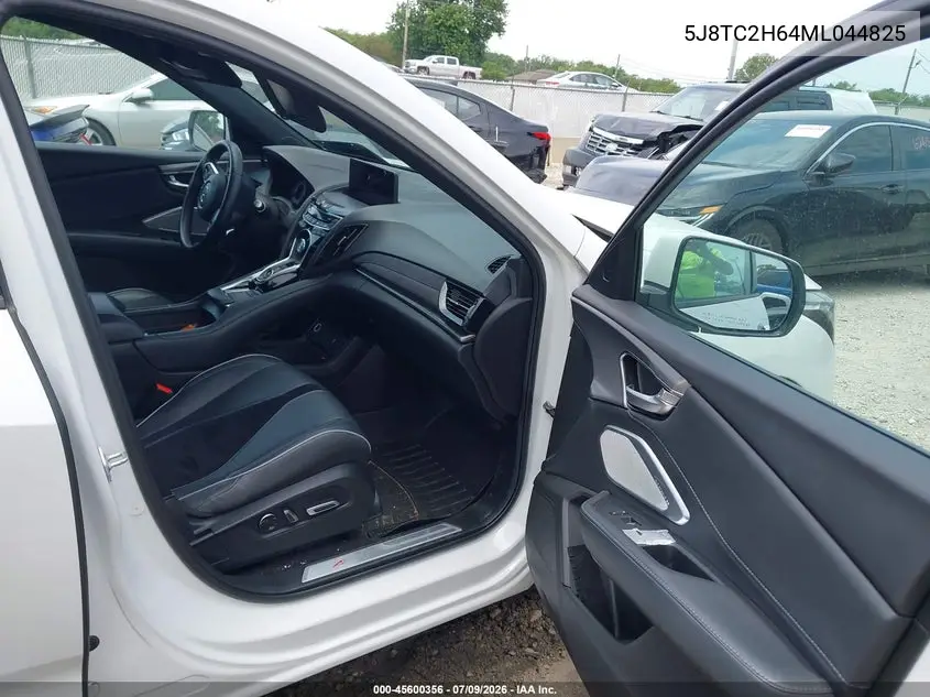2021 Acura Rdx A-Spec Package VIN: 5J8TC2H64ML044825 Lot: 45600356