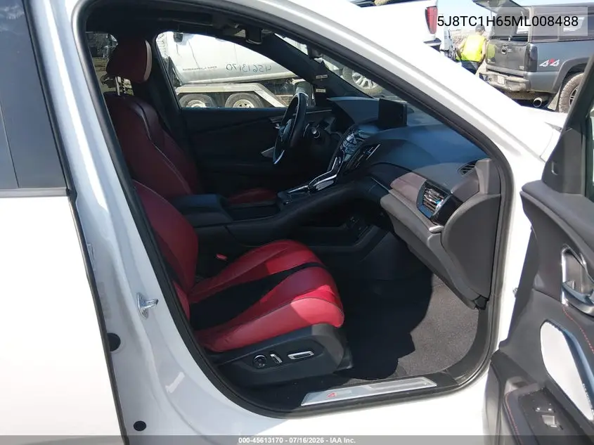 2021 Acura Rdx A-Spec Package VIN: 5J8TC1H65ML008488 Lot: 45613170