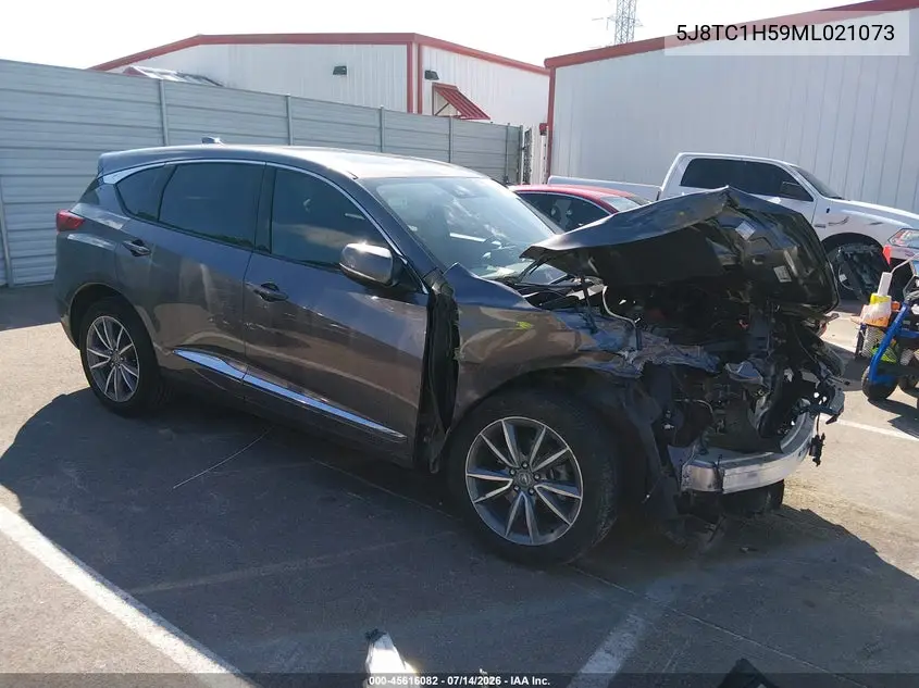 2021 Acura Rdx Technology Package VIN: 5J8TC1H59ML021073 Lot: 45616082