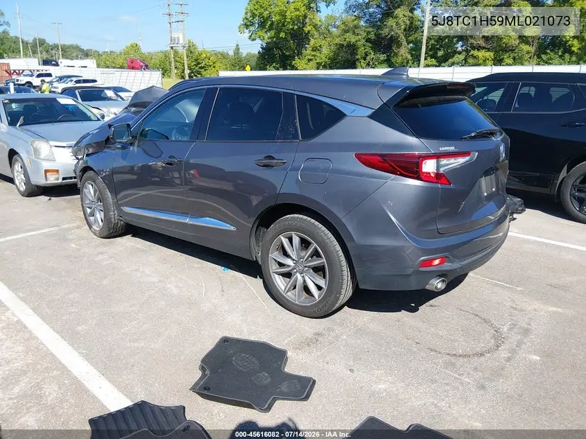 2021 Acura Rdx Technology Package VIN: 5J8TC1H59ML021073 Lot: 45616082