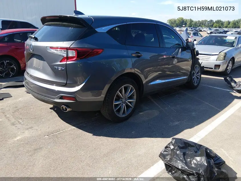 2021 Acura Rdx Technology Package VIN: 5J8TC1H59ML021073 Lot: 45616082