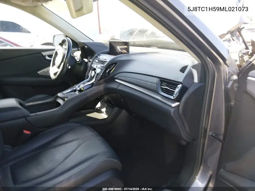2021 Acura Rdx Technology Package VIN: 5J8TC1H59ML021073 Lot: 45616082