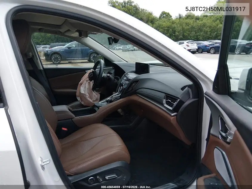 2021 Acura Rdx Technology Package VIN: 5J8TC2H50ML031917 Lot: 45654859