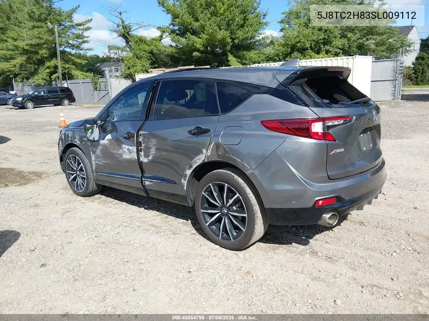 2025 Acura Rdx A-Spec Advance VIN: 5J8TC2H83SL009112 Lot: 45554798