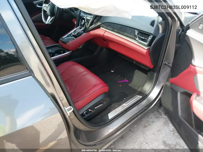 2025 Acura Rdx A-Spec Advance VIN: 5J8TC2H83SL009112 Lot: 45554798