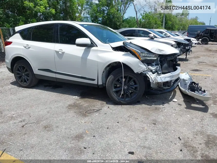 2025 Acura Rdx VIN: 5J8TC2H44SL004174 Lot: 45629704