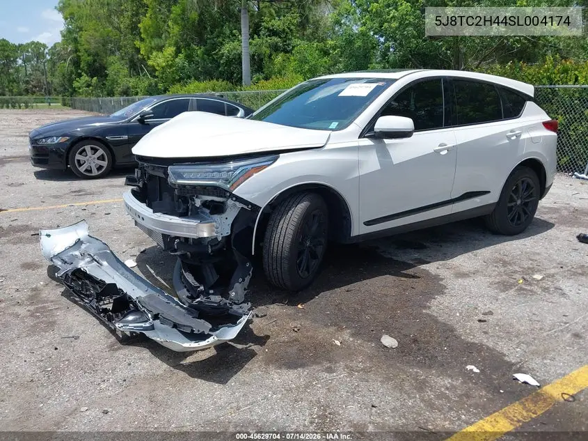 2025 Acura Rdx VIN: 5J8TC2H44SL004174 Lot: 45629704