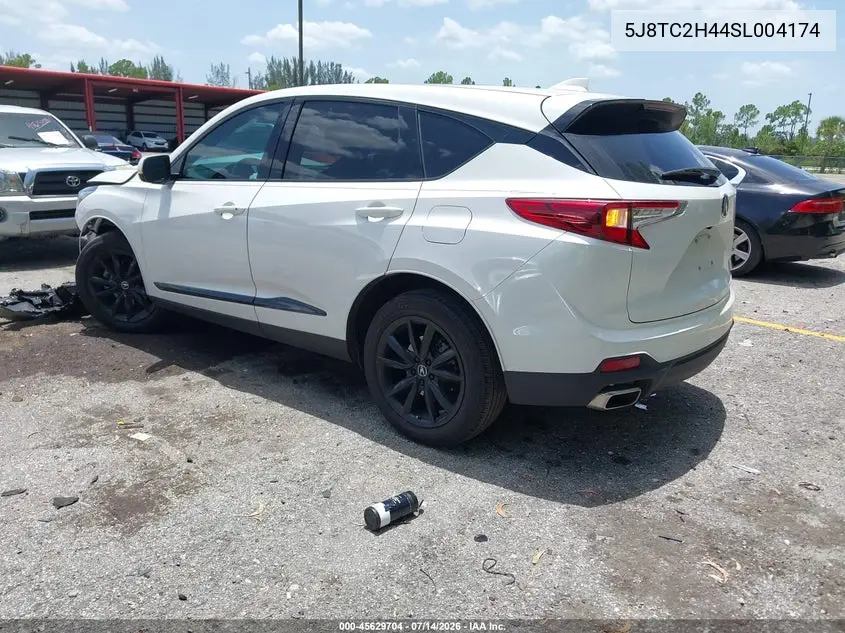 2025 Acura Rdx VIN: 5J8TC2H44SL004174 Lot: 45629704
