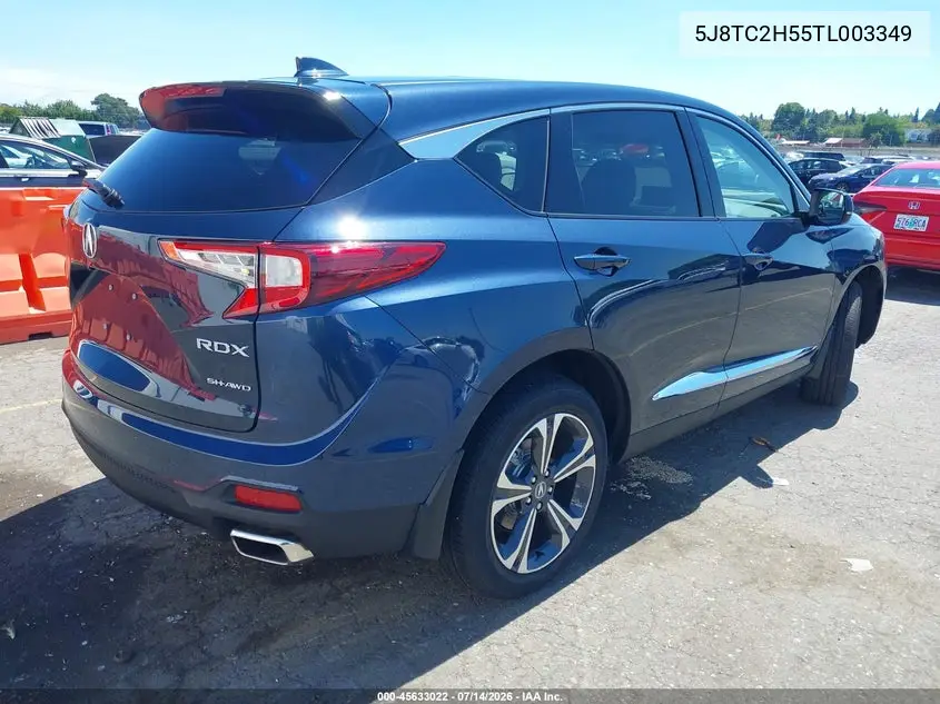 2026 Acura Rdx Technology VIN: 5J8TC2H55TL003349 Lot: 45633022