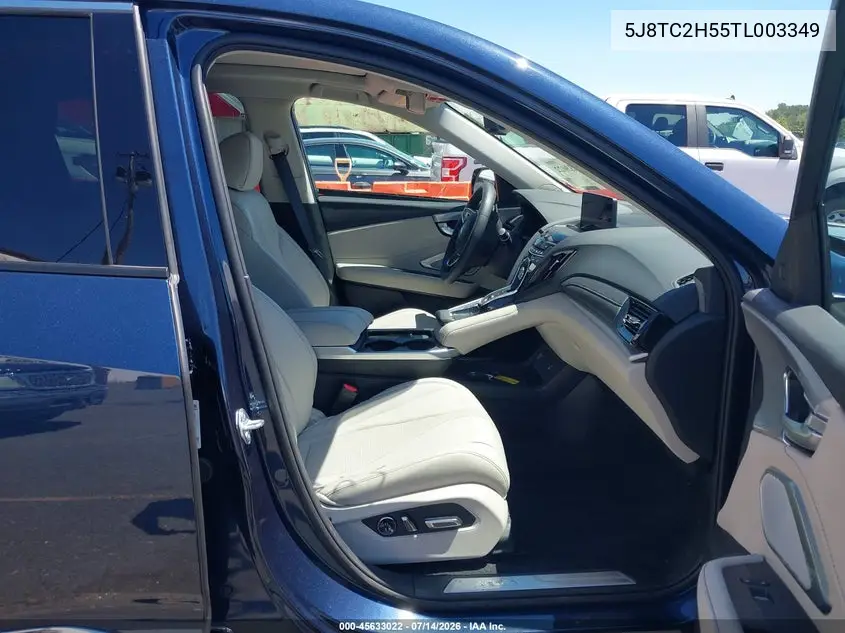 2026 Acura Rdx Technology VIN: 5J8TC2H55TL003349 Lot: 45633022