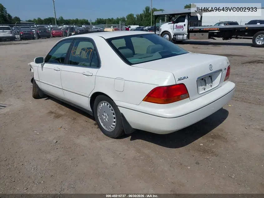 1997 Acura Rl 3.5 VIN: JH4KA9643VC002933 Lot: 45515727