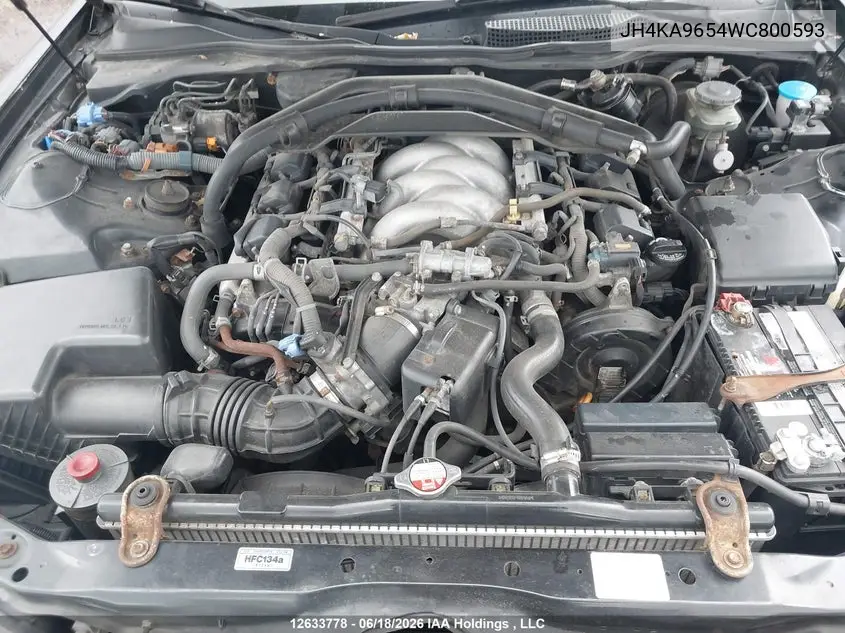 1998 Acura Rl 3.5L VIN: JH4KA9654WC800593 Lot: 12633778x