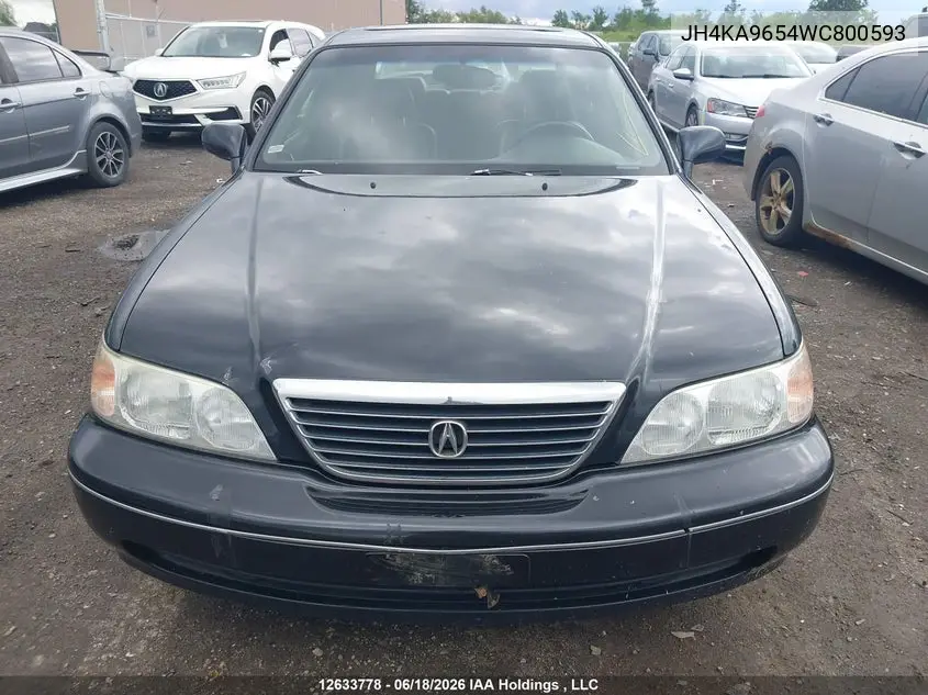 1998 Acura Rl 3.5L VIN: JH4KA9654WC800593 Lot: 12633778x