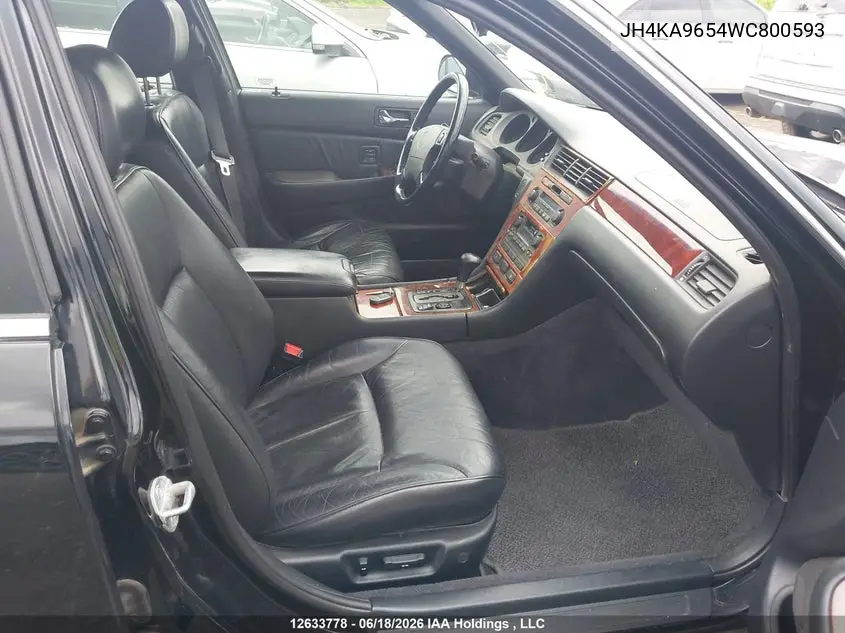 1998 Acura Rl 3.5L VIN: JH4KA9654WC800593 Lot: 12633778x