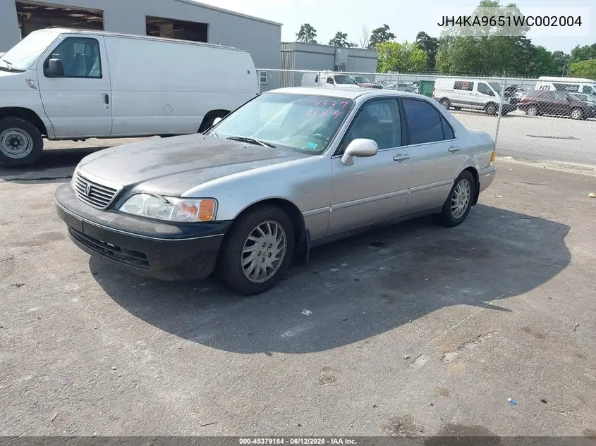 1998 Acura Rl 3.5 VIN: JH4KA9651WC002004 Lot: 45379184