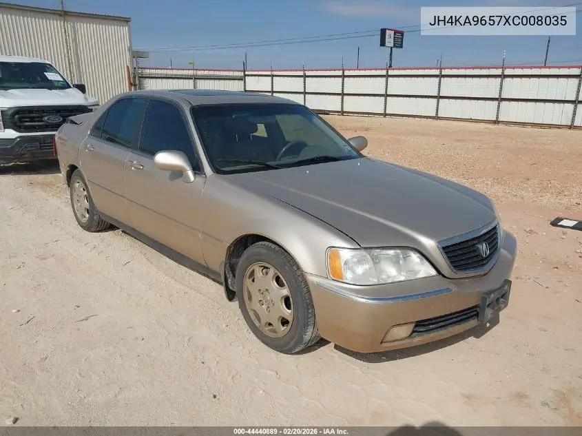 1999 Acura Rl 3.5 VIN: JH4KA9657XC008035 Lot: 44440889
