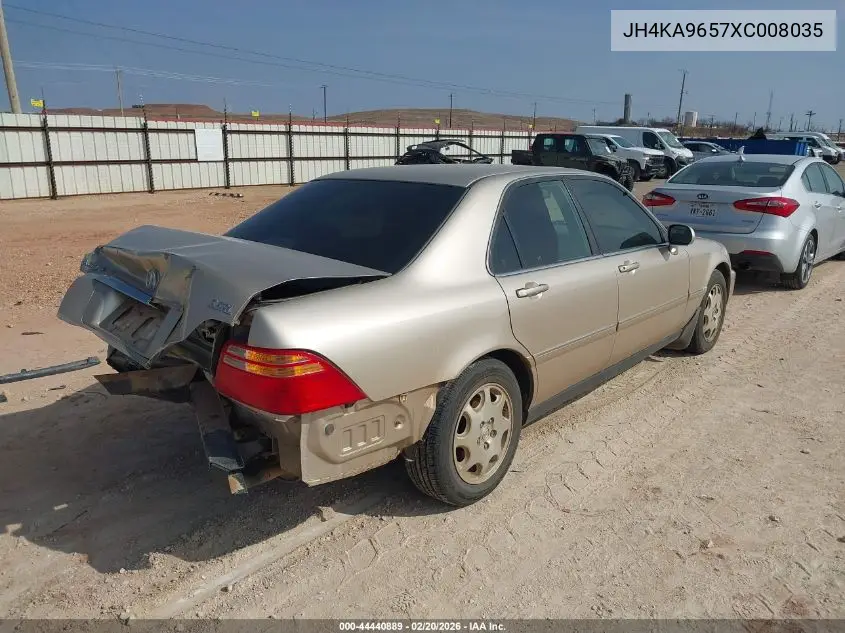 1999 Acura Rl 3.5 VIN: JH4KA9657XC008035 Lot: 44440889
