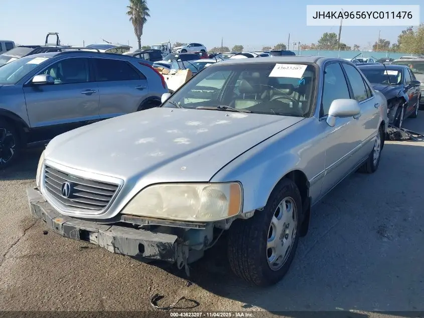 2000 Acura Rl 3.5 VIN: JH4KA9656YC011476 Lot: 43623207