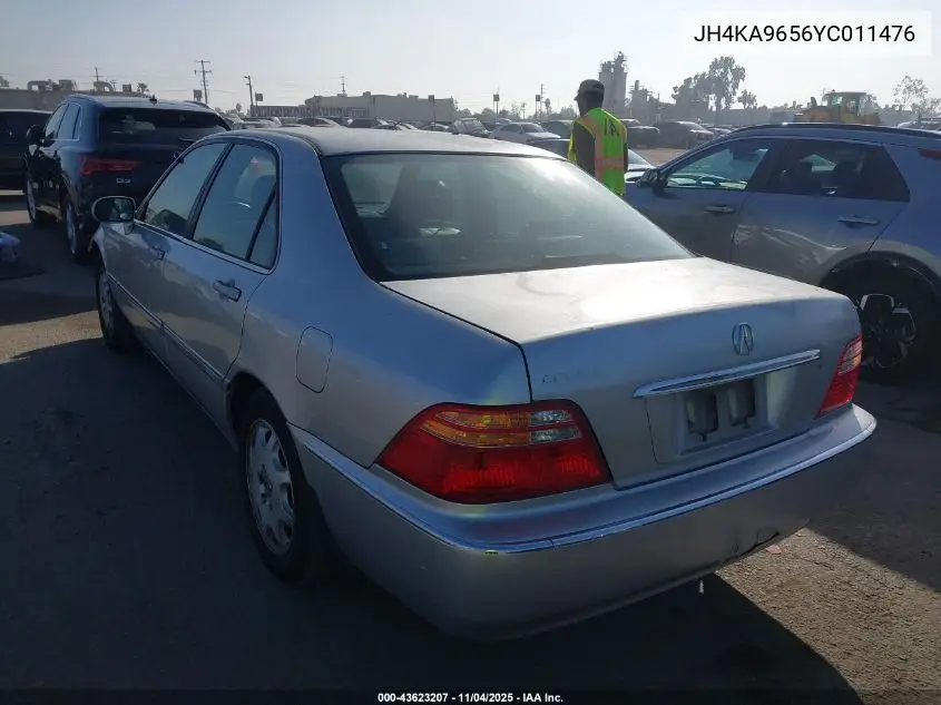 2000 Acura Rl 3.5 VIN: JH4KA9656YC011476 Lot: 43623207