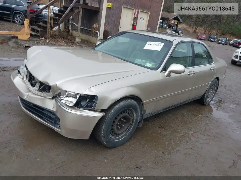 2000 Acura Rl 3.5 VIN: JH4KA9661YC013645 Lot: 44878189