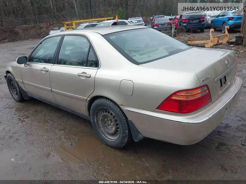 2000 Acura Rl 3.5 VIN: JH4KA9661YC013645 Lot: 44878189