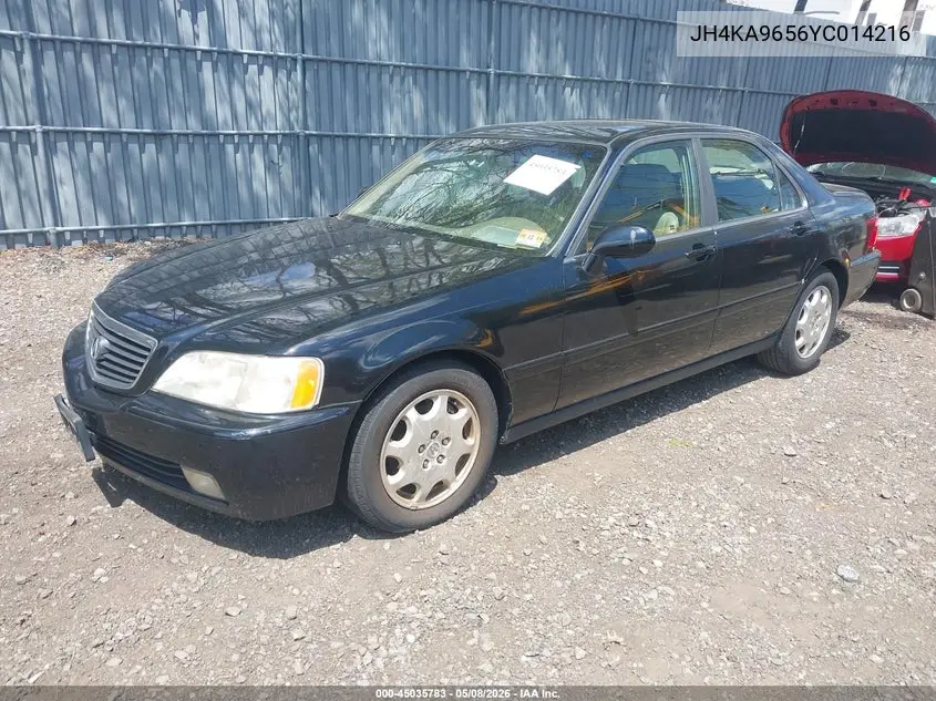 2000 Acura Rl 3.5 VIN: JH4KA9656YC014216 Lot: 45035783