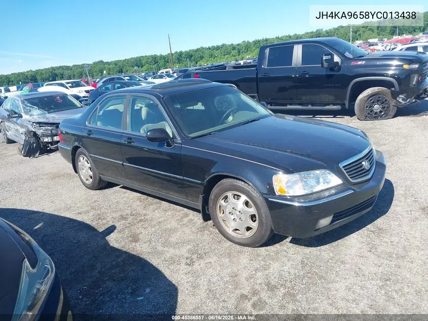 2000 Acura Rl 3.5 VIN: JH4KA9658YC013438 Lot: 45386557