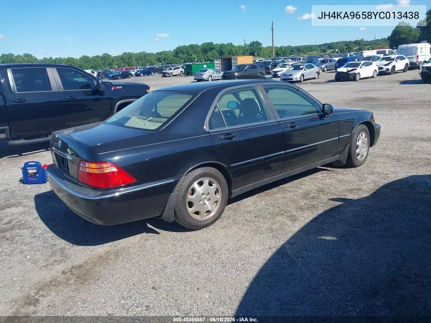 2000 Acura Rl 3.5 VIN: JH4KA9658YC013438 Lot: 45386557
