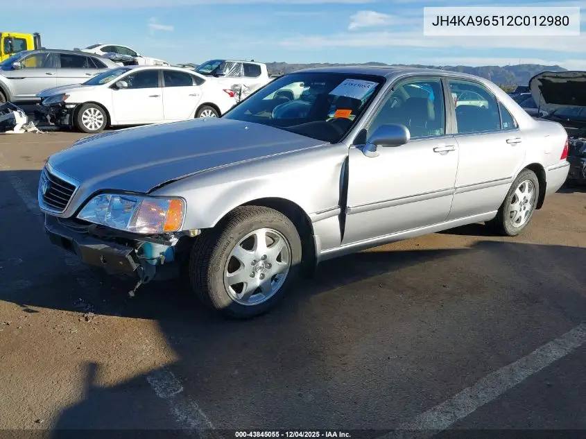 2002 Acura Rl 3.5 VIN: JH4KA96512C012980 Lot: 43845055