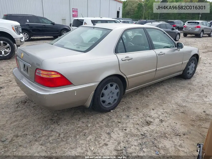 2002 Acura Rl 3.5 VIN: JH4KA96582C016301 Lot: 44734030